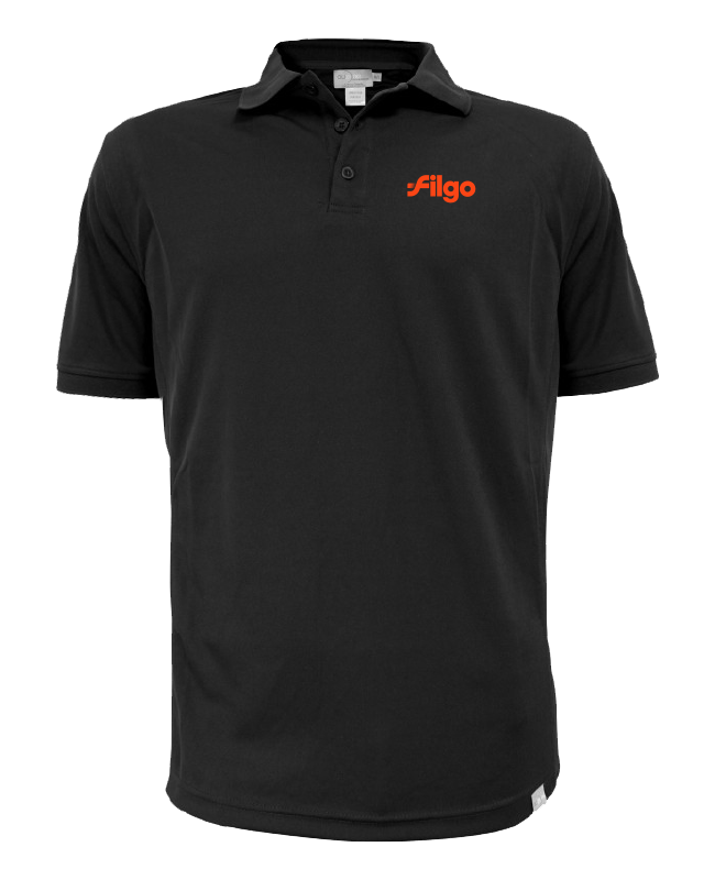 FILGO - A7014M Polo Ace piqué homme (NOIR) - SE. S14742 (AVG)